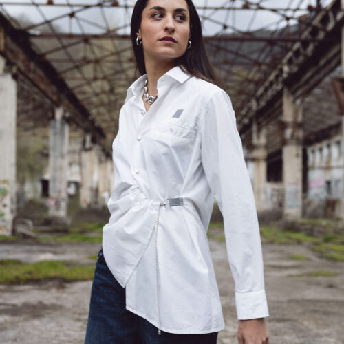 Camisa manga larga blanca