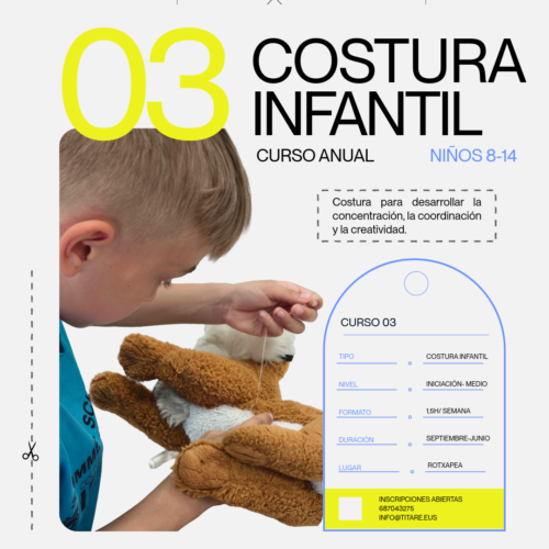 Costura para Niños: (7 a 14 años)